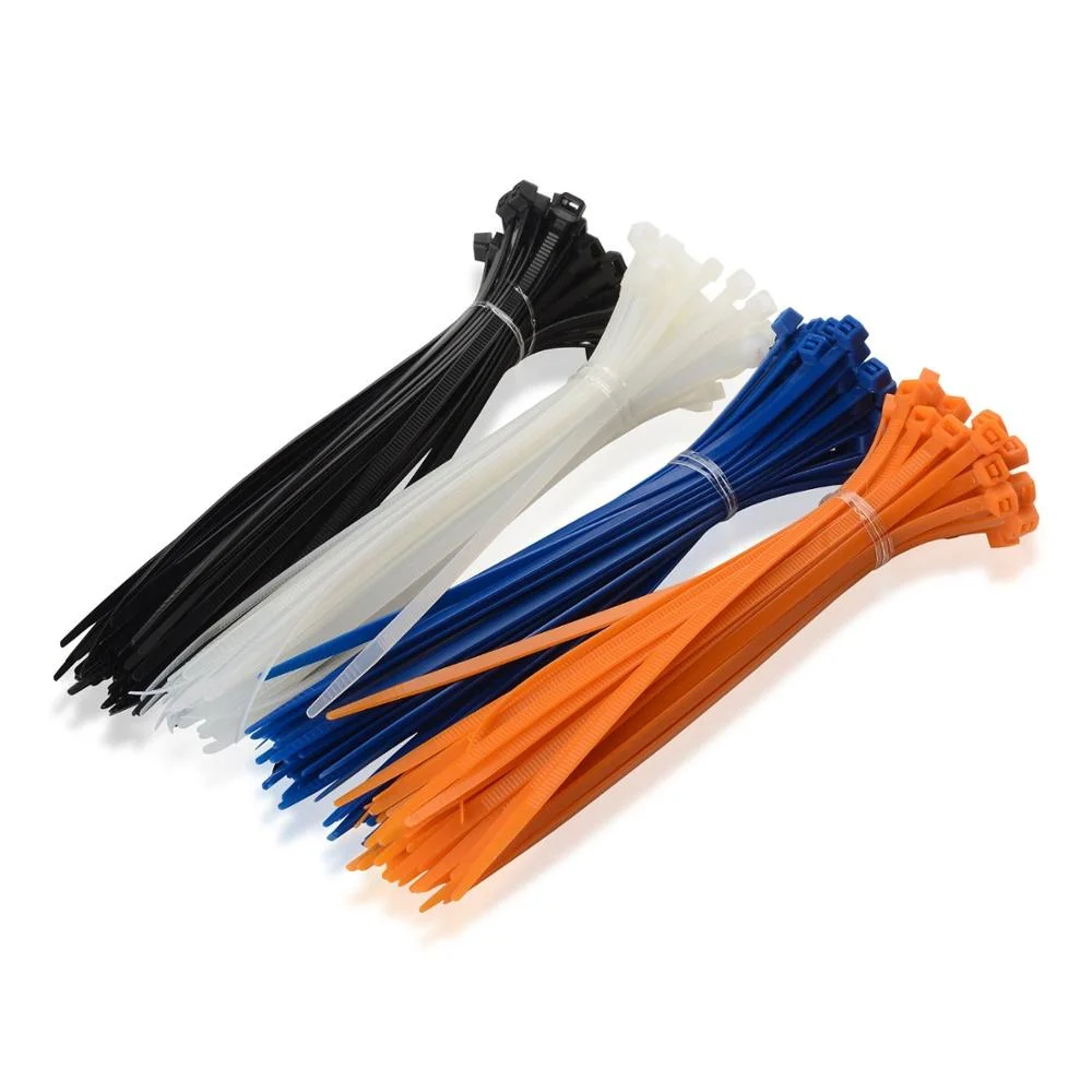 Cable Tidy 4.8*450mm Promotion Black Plastic Zip Tie Nylon Cable Tie