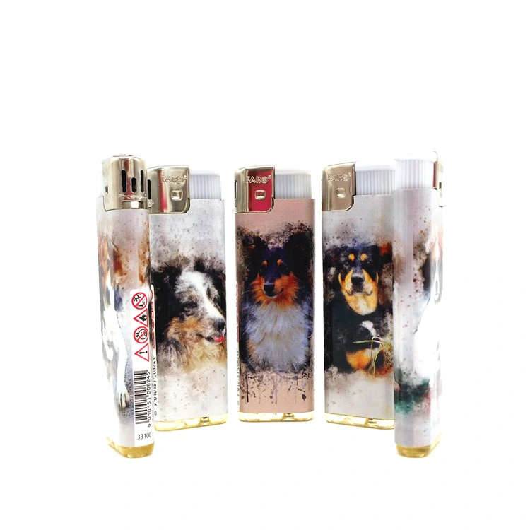 China Wholesale/Supplier Custom Cigarette Butane Gas Plastic Electric Disposable Lighter