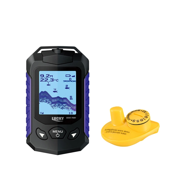 Lucky fish finder FL168-W 2.8inch Pantalla de matriz de puntos con los sensores inalámbricos