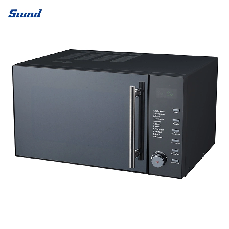 Smad OEM Marken Multi-Funktion mit CE-Zertifizierung Spiegeltür Günstige elektrische 220V 23L Counter Top Digital Control Table Top Mikrowellenherd 23L für den Hausgebrauch