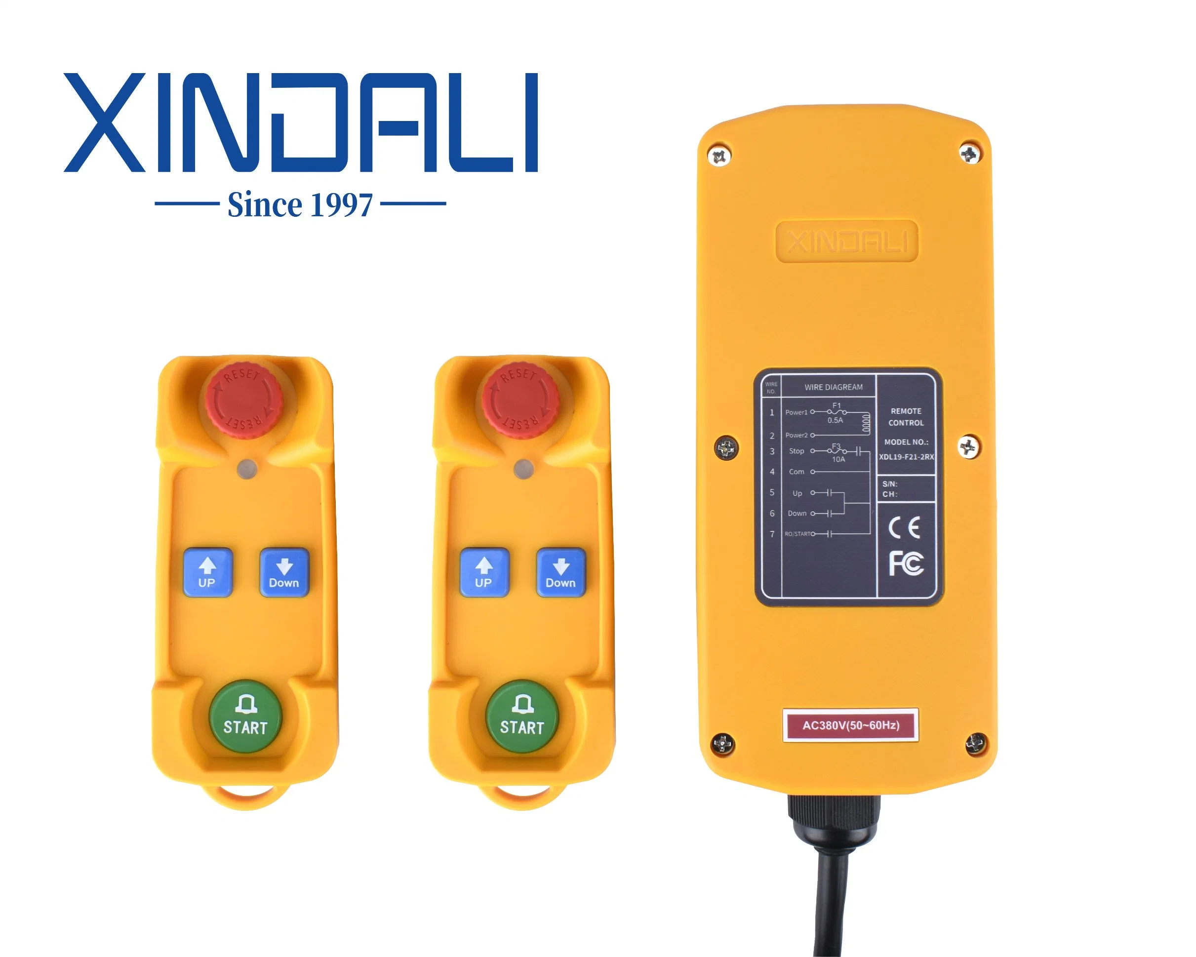 F21 Torre impermeable de una velocidad grúa inalámbrica Control remoto