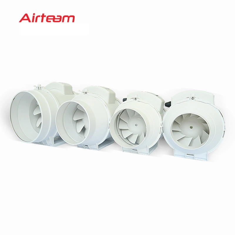 Plastic Shell Duct Concealed Type Centrifugal Blower Indoor Outdoor Air Circulation Mixed-Flow