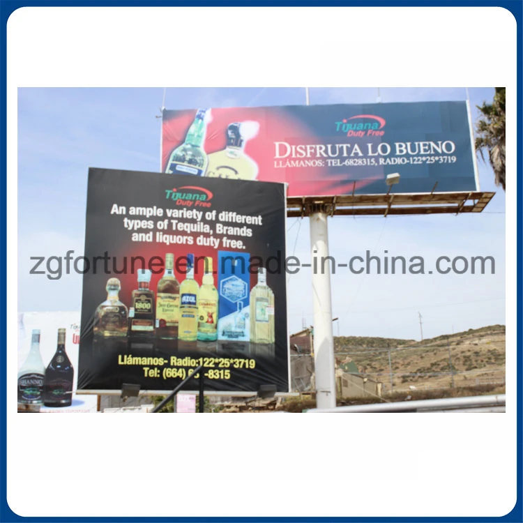 Guangzhou Außenwerbung Frontlit Backlit Glossy Flex Banner 680g Digital Drucken