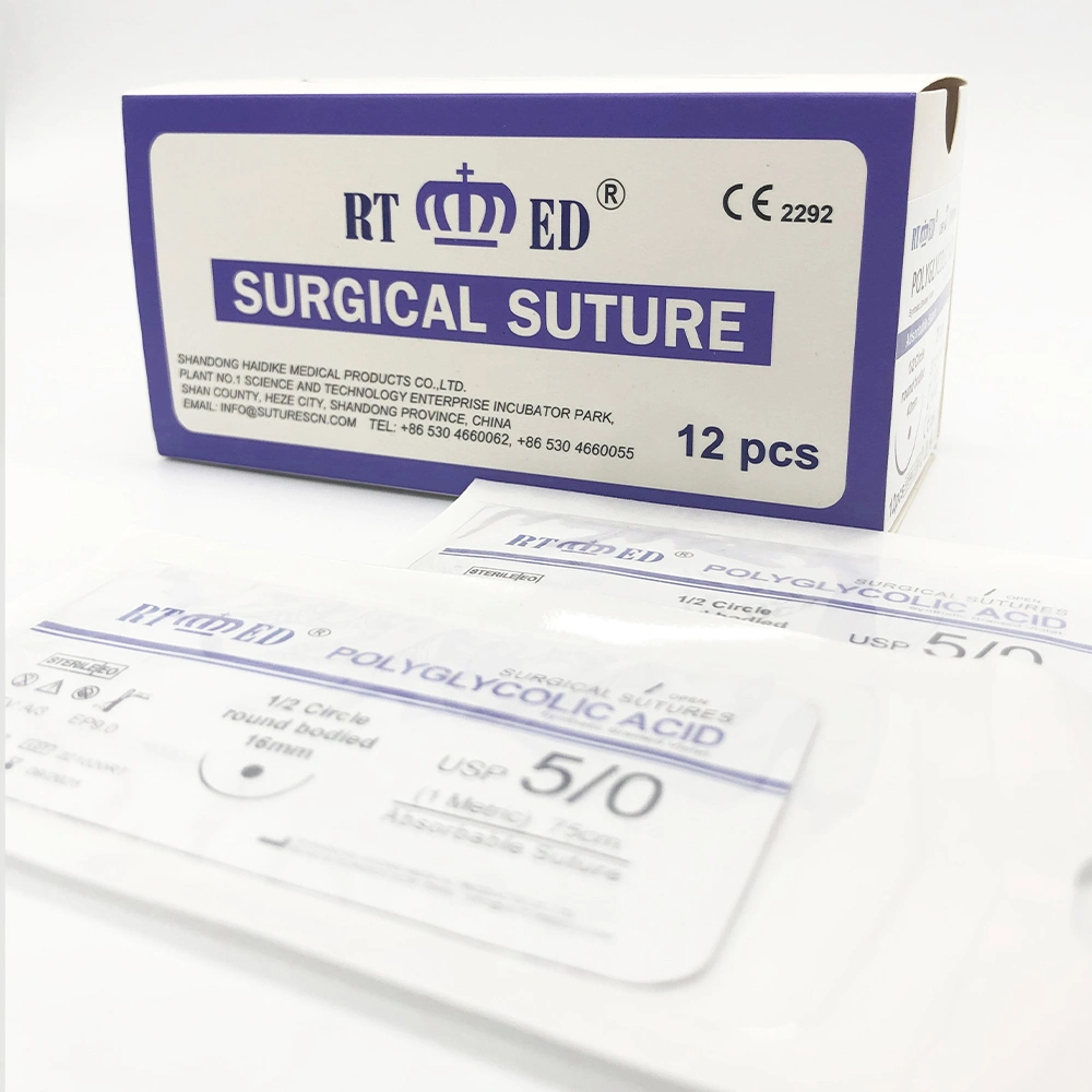 Disposable Medical Supplies PGA Surgical Suture/Absorbable Surgical Suture