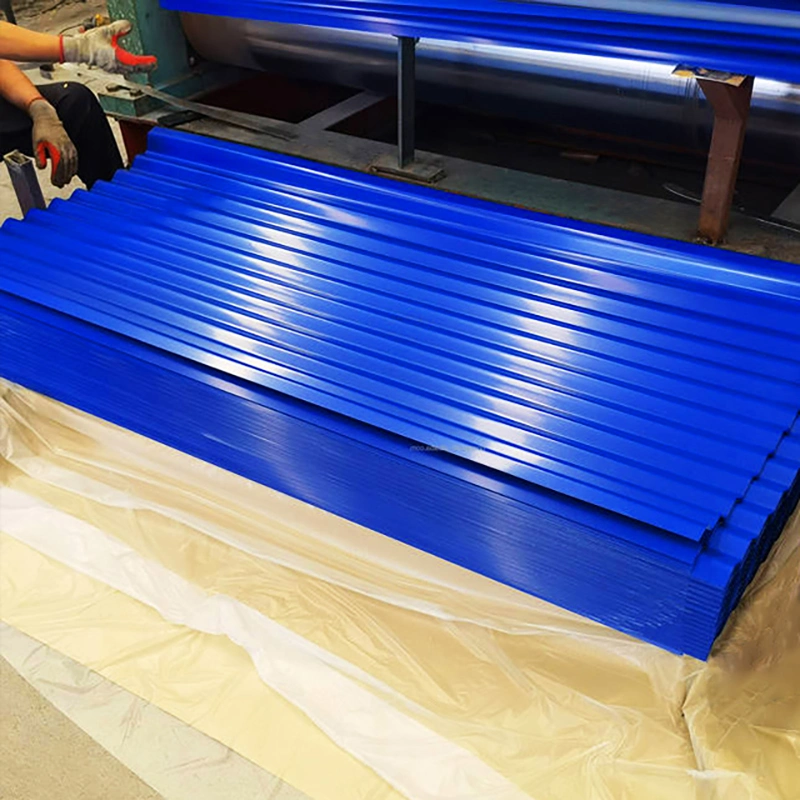 Chinese Factory Sells Color Corrugated Iron Sheet Galvanized Roofing Sheet Zinc Cheap PPGI Corrugated Steel Metal Roofing Sheet