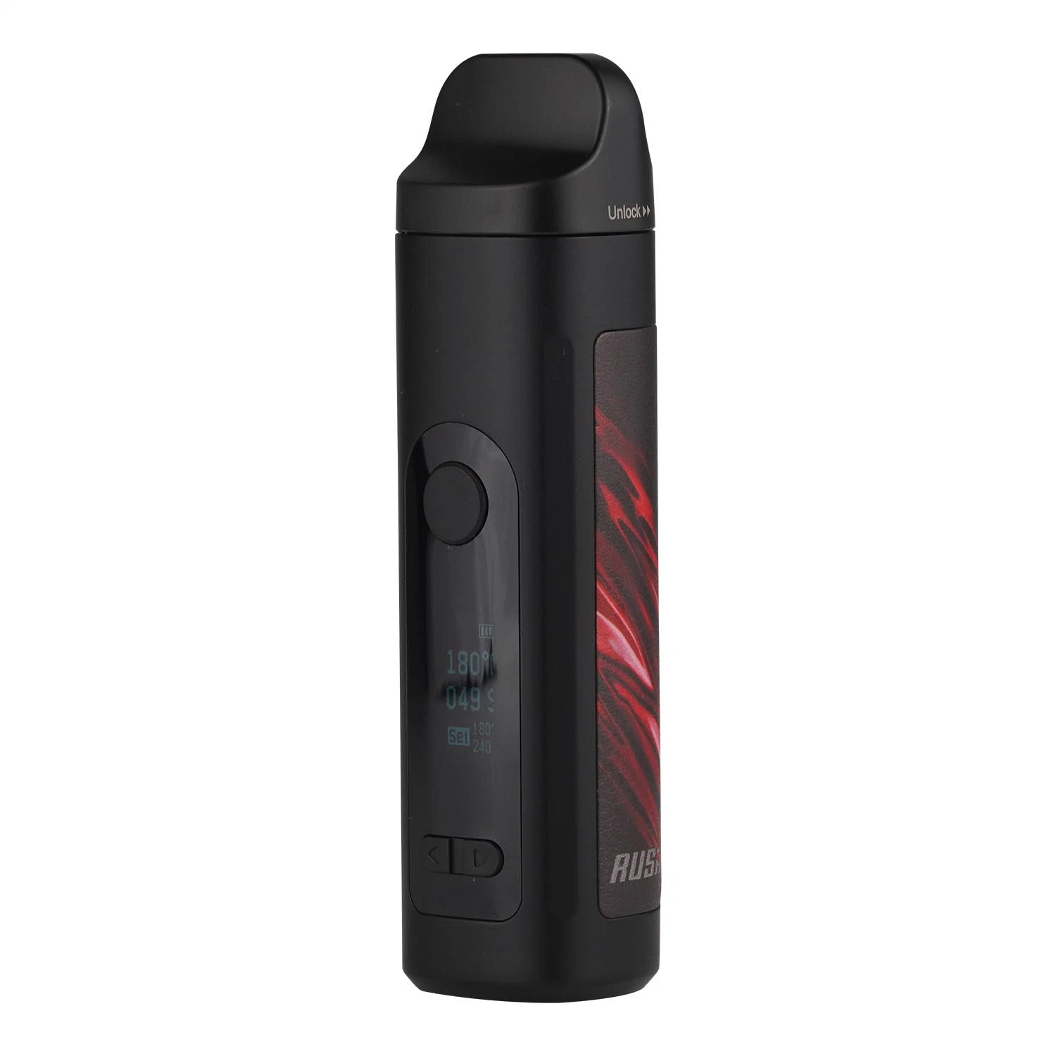 American Trending Top 10 portátil calor no quemarse personalizado grande Lápiz vaporizador de hierbas secas Chamer Rush