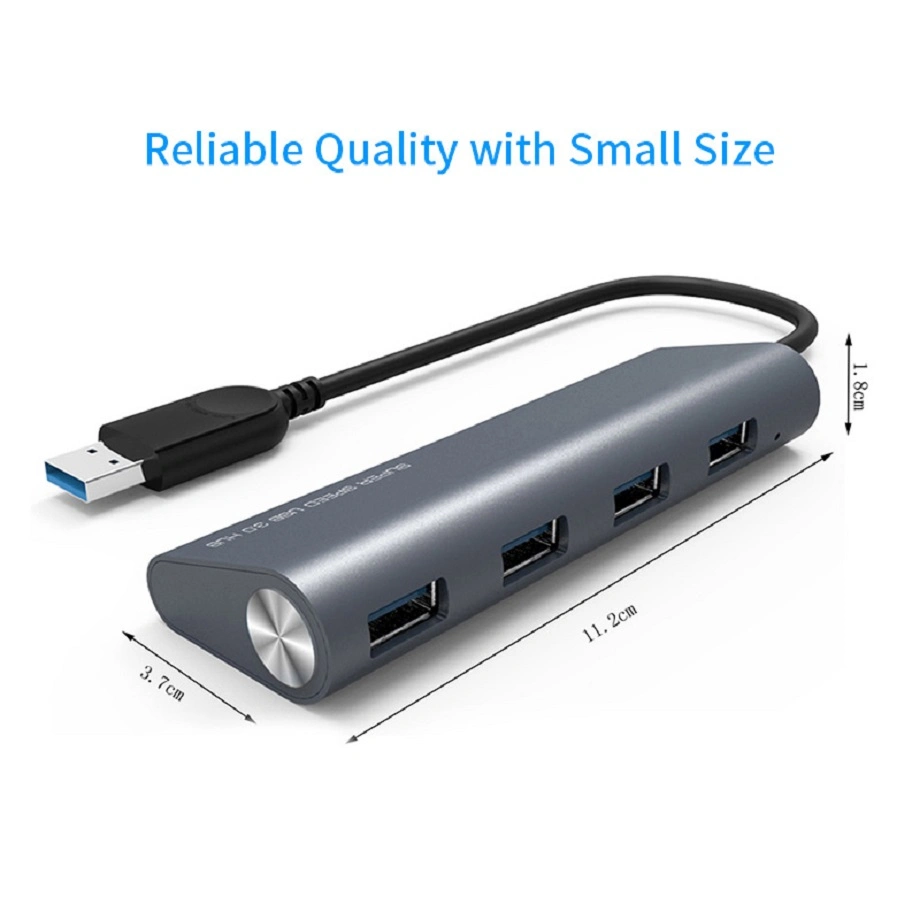 4-Port USB 3.0 Aluminum Hub