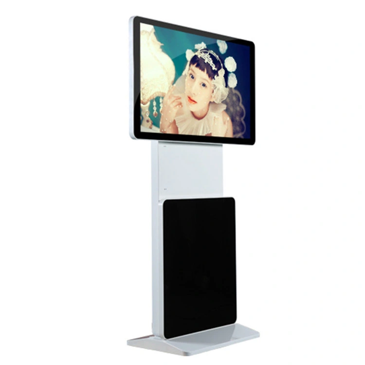 Touch Screen Coffee Table 43 Inch LCD Video Player Rotate Floor Stand Digital Signage Player Advertising Screen Ad Player