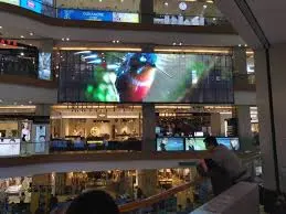 P3.91 High Resolution and High Performance Positive Light Emitting LED Transparent Display Wall