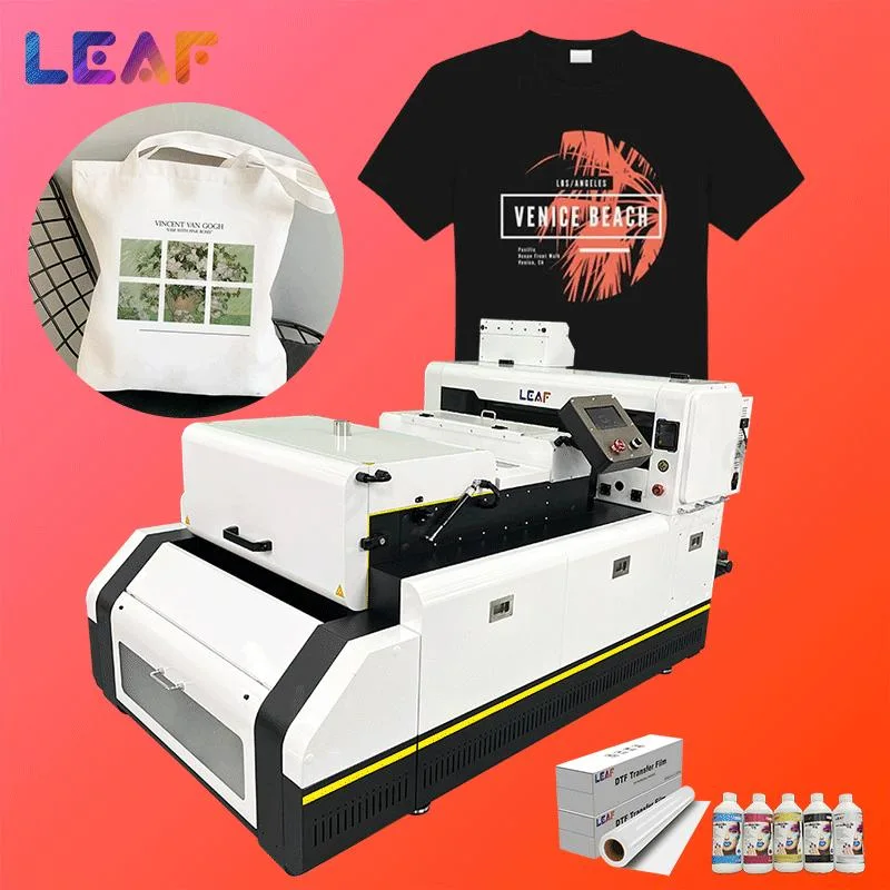 LEAF A3 DTF Tshirt Inkjet Printing Machine DTF Printer With 2 I3200 Head