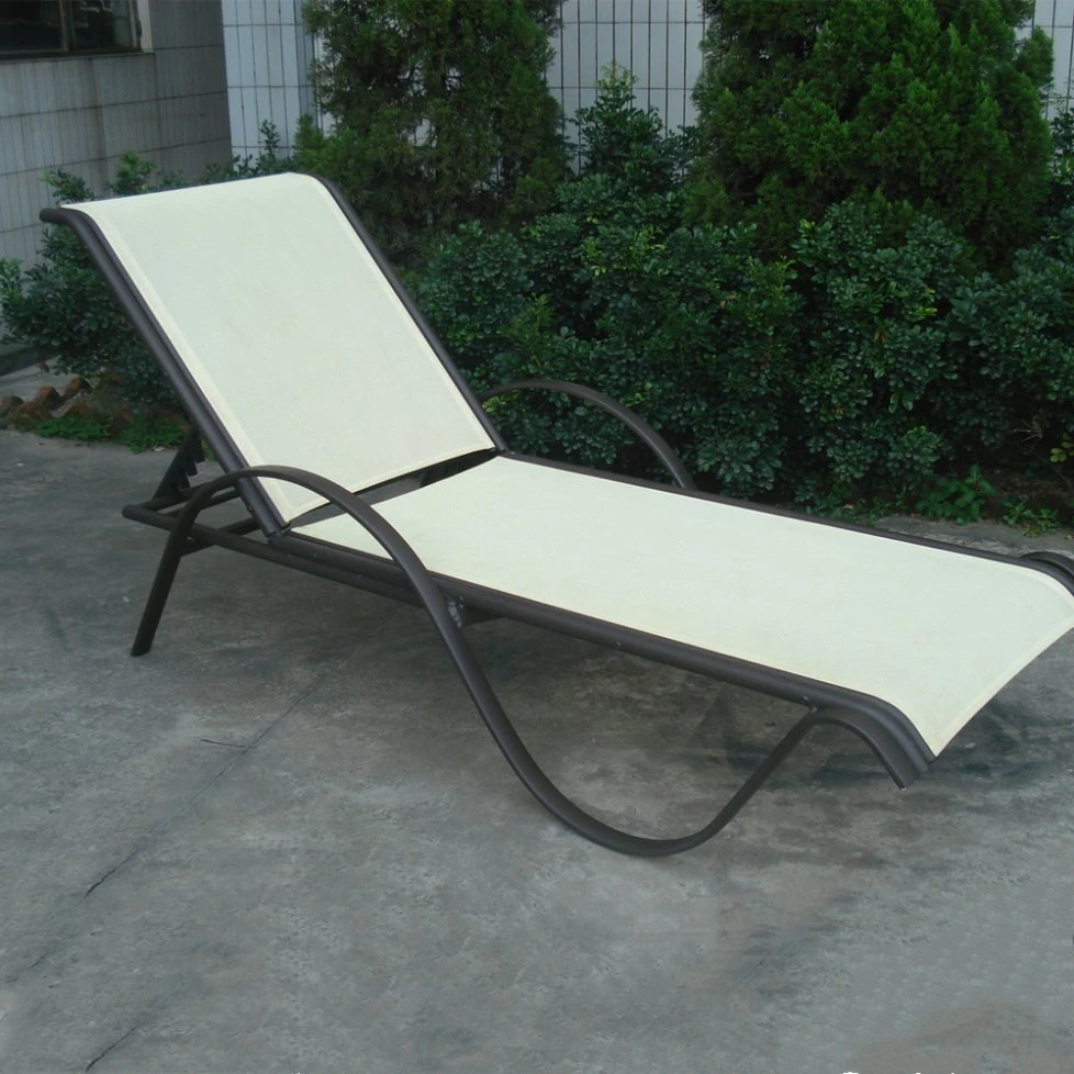 Special Armrest Beach Chaise Lounge Outdoor French Style Furniture