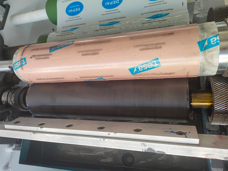 Jumbo Roll 2 3 Colors BOPP Adhesive Tape Flexo Printing Machine