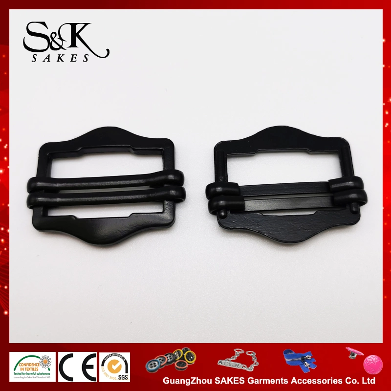 Black Painted Color Metal Alloy Buckle for Dress with High quality/High cost performance 