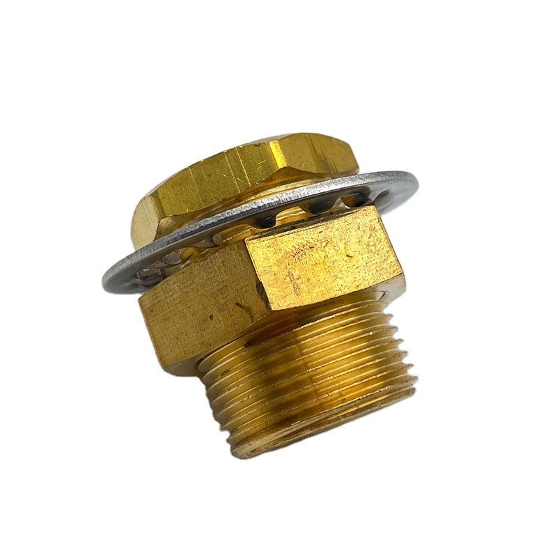 Straight Male Brass Compression Fitting for Pex Plumbing Pipe with Screw Socket Coupling