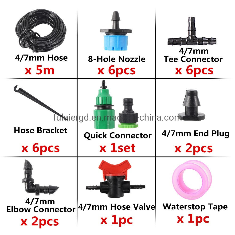 DIY Saving Water Drip System 5/10/15/20/25/30/40m Vegetable Flower Garden Home Greenhouse Irrigation Kit