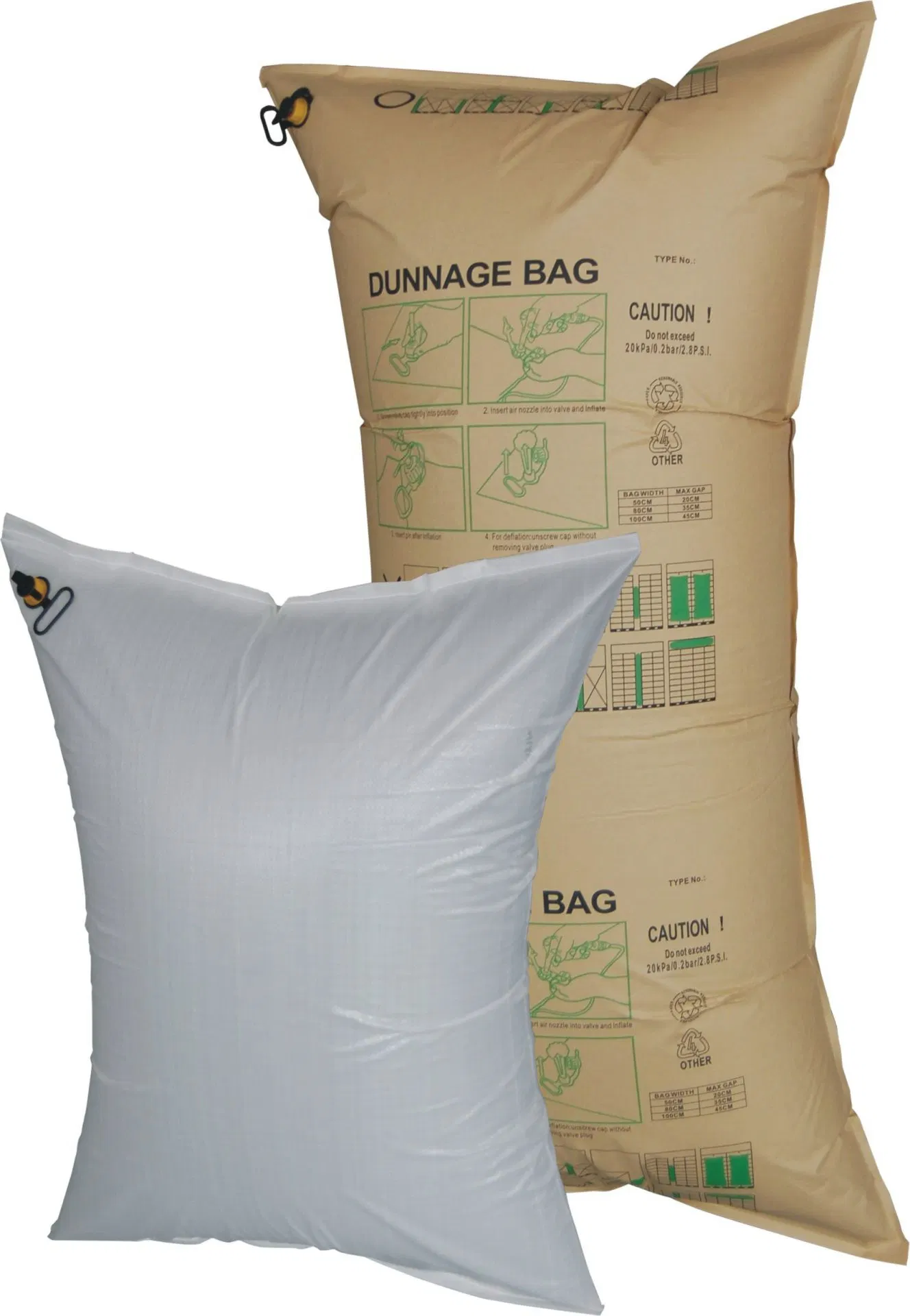 Transparent Inflatable Dunnage Air Bags for Using Container Stuffing