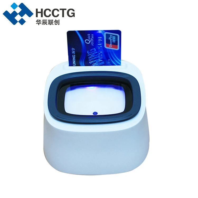 EMV PBOC 3m/S 2D lector de códigos de barras de QR Code Scan Para IC NFC para las finanzas (HCC3300)