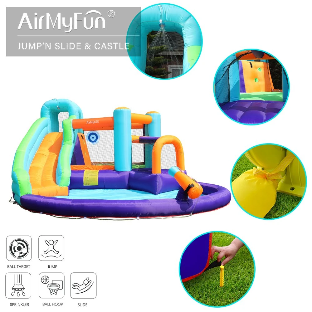 Castillo Inflable saltando para Niños Jardín Infantil