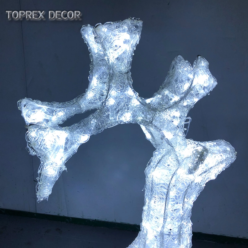 Toprex decoración resistente a la intemperie Figura acrílica esculturas 3D Noche LED Caja ANIME animales de la luz de Navidad