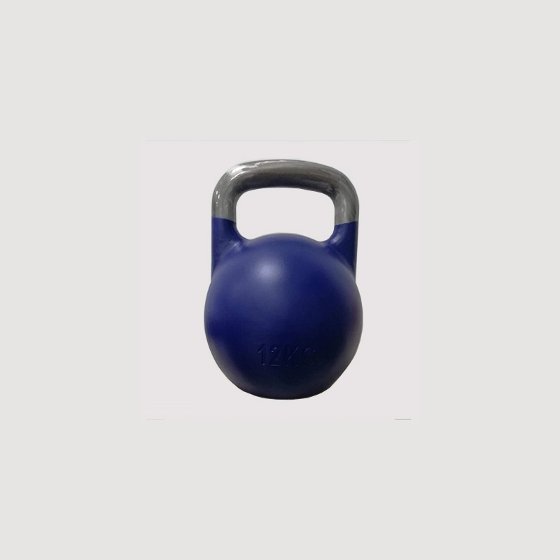 El ejercicio de alta calidad personalizada de equipos de gimnasia de moldeo de pulverización de hierro fundido hueco de la competencia Kettlebell