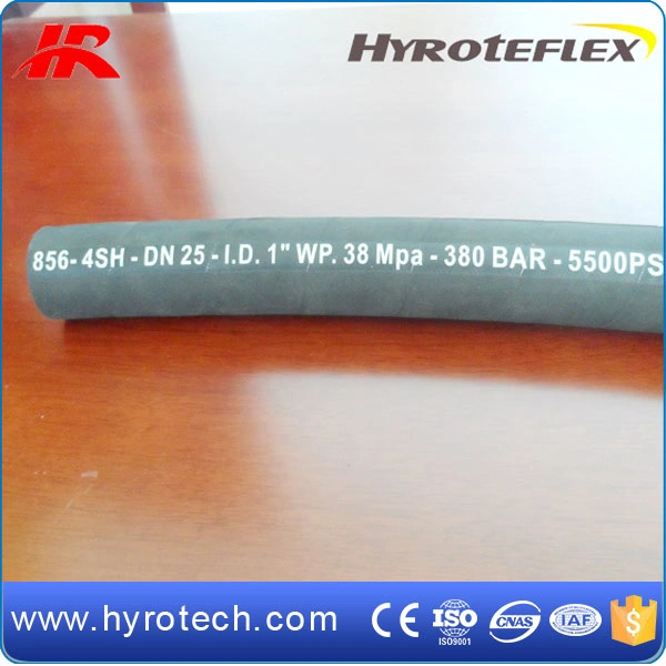 Rubber Hydraulic Hose Pipe DIN EN856 4SH SAE 100R12