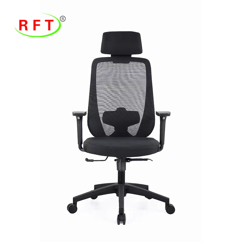 Foshan Office Furniture Factory Lumbar Support Mesh Swivel Boss Manger Chair