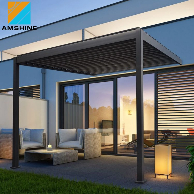 2021 Neuer Stil Schwimmbad Sonnenschirm Modernes Outdoor Aluminium Pergola