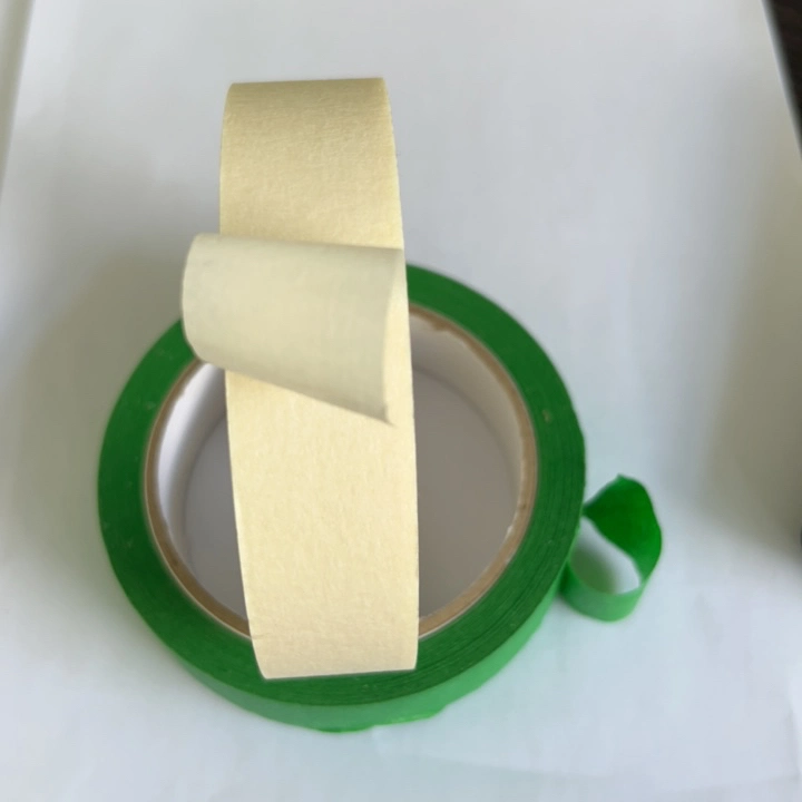 Rubber Glue High Temperature Painting Cover Crepe Paper Protection Aotumotive Masking Tape