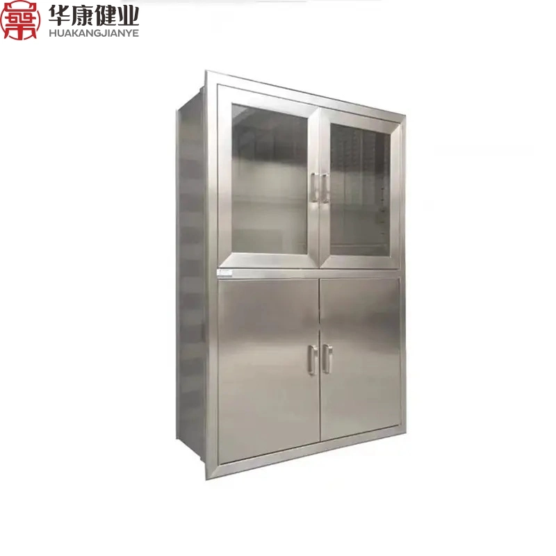 Medical Furniture for Libaratory Medicine Cabinet Stainless Steel Storage Cupboard