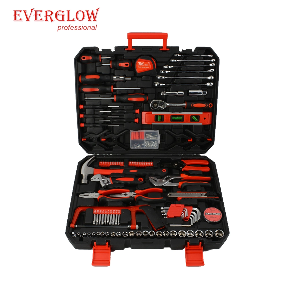 158 PCS domésticos Reparação Profissional Kit de ferramentas manuais com ferramentas de caso de sopro se