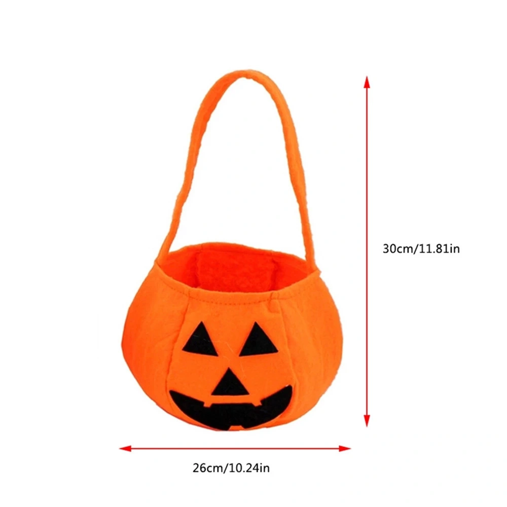Halloween Portable Pumpkin Bag Non-Woven Candy Bag Halloween Decorations
