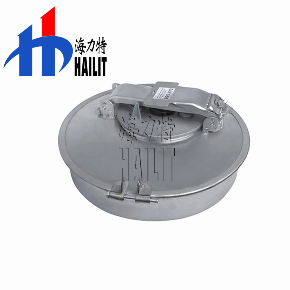 High quality/High cost performance  Aluminum Carbon Steel Tanker Top Manhole Cover (07)