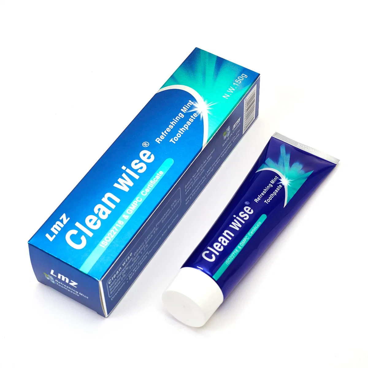 Wholesale Custom Private Label Mint Flavored Toothpaste for Sensitive Teeth and Bleeding Gums