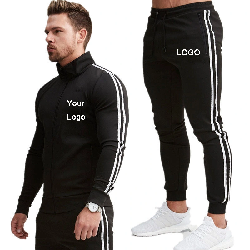 Wholesale/Supplier Custom Logo Fitness Suit Jogging Set Men Tracksuit