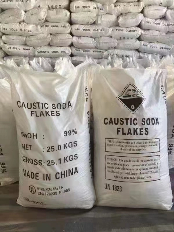 NaOH Industrial Alkali Dingxin flocos químicos preço soda cáustica com Baixo