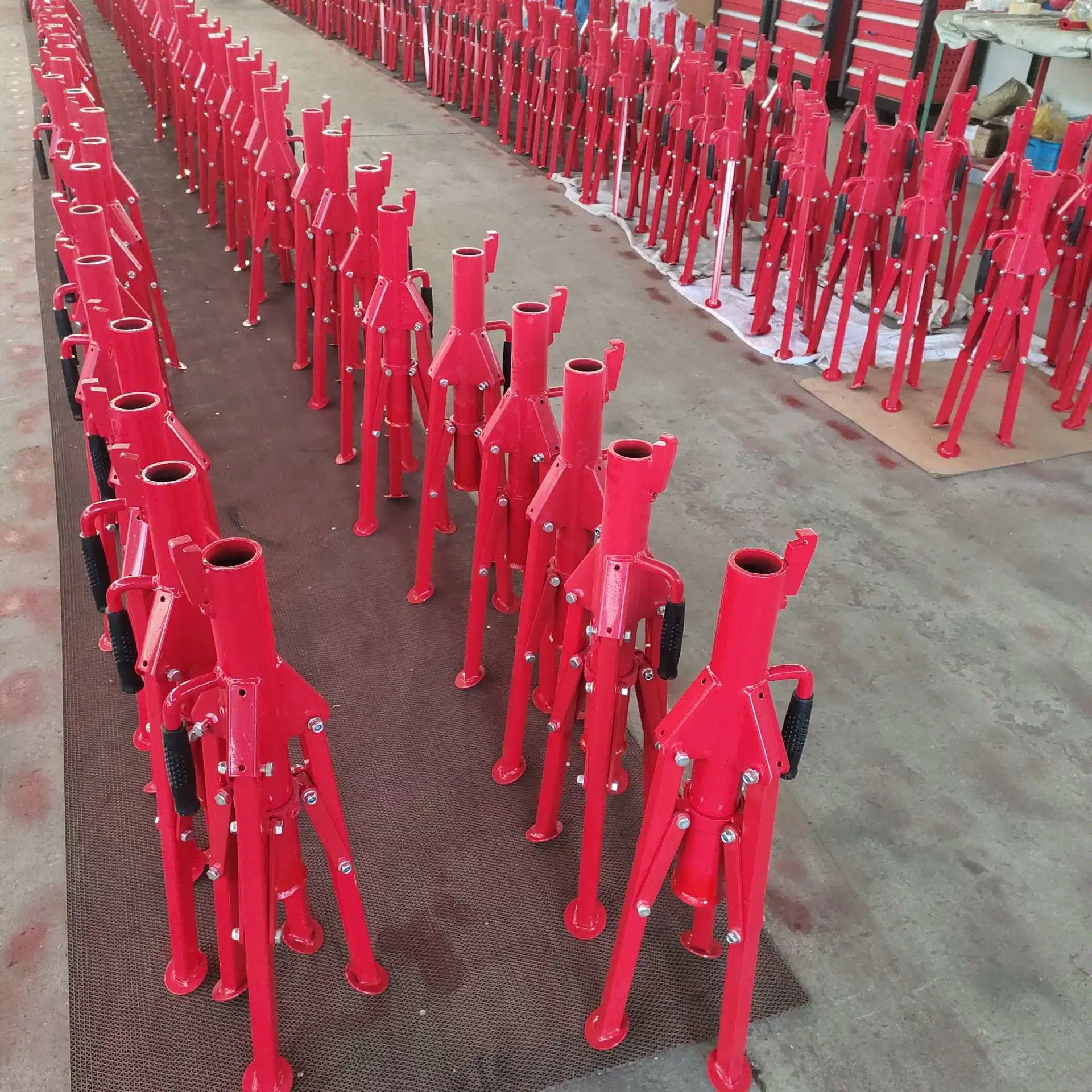 Hot Sale Folding Steel Pipe Stand 1107 Steel Pipe Support for 2500lb Pipes Pipe Stands with 3 Legs