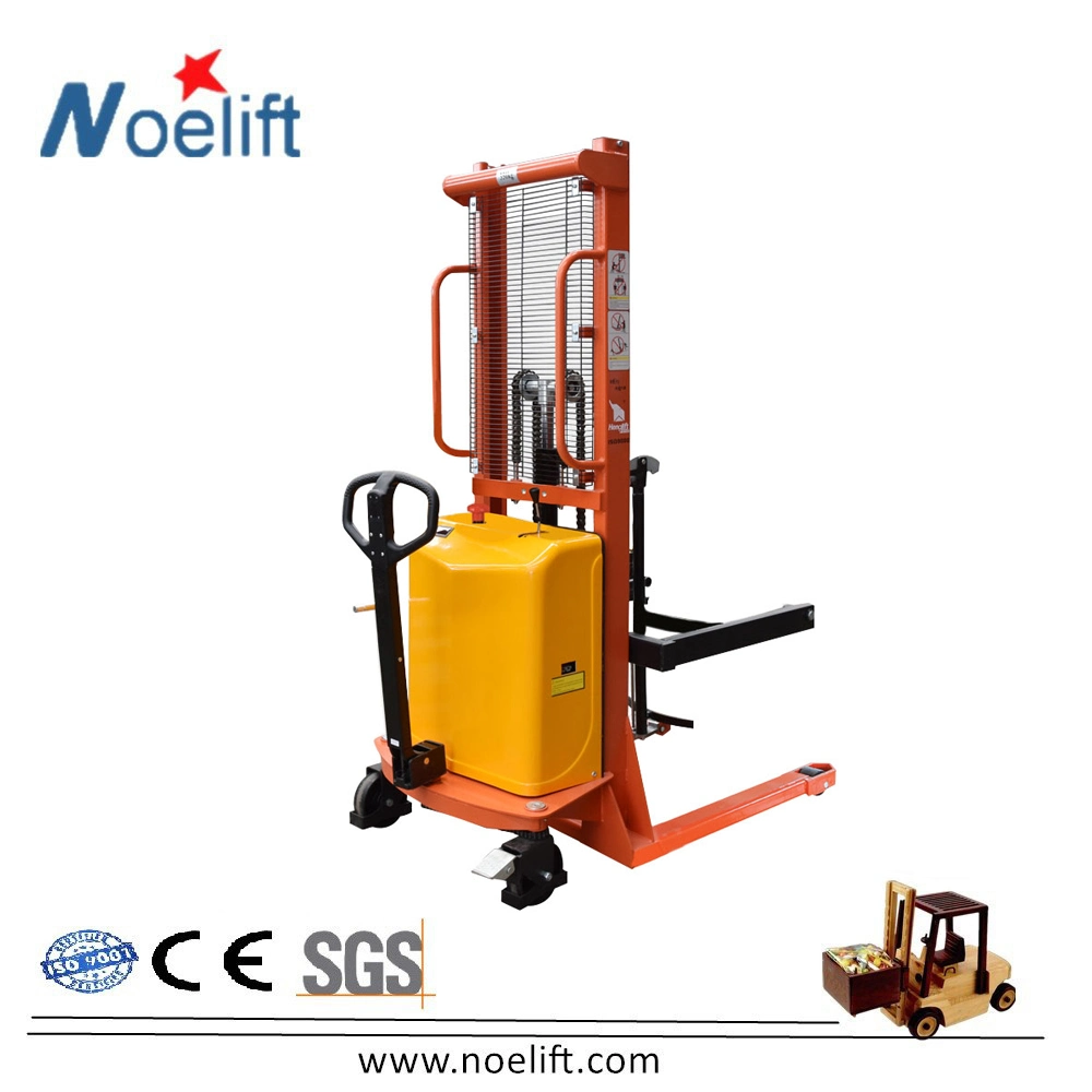 Industrial Fork Lift Semi Electric Stacker 1500 Kg 3500mm