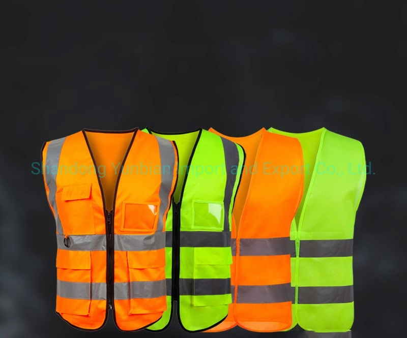 Safety Vest Construction Site Traffic Sanitation Worker Night Reflective Vest