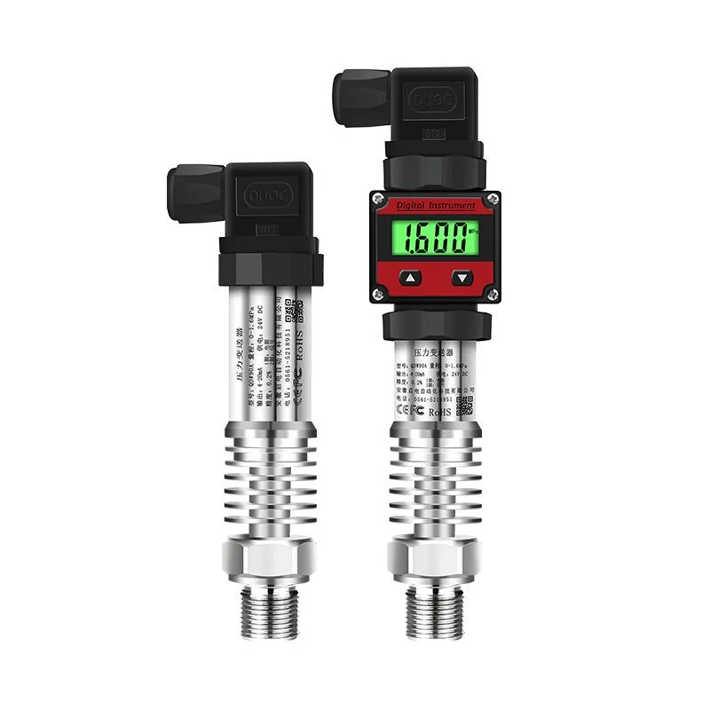 Combustible industrial de alta temperatura Sensor de presión con display LCD LED