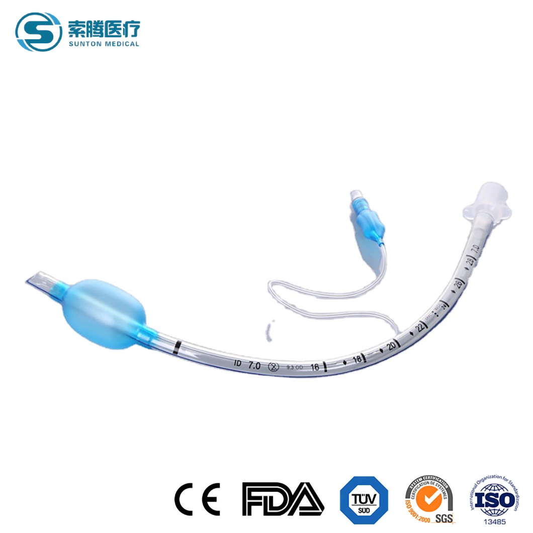 Láser de China Sunton Flex tubo endotraqueal proveedor EOS Desinfección tamaño L tubo endotraqueal OEM de la cirugía láser de alta calidad Oral Cuffed tubo endotraqueal