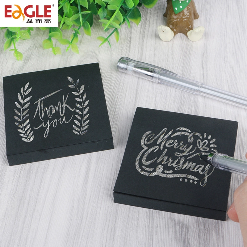 Eagle Hot Sale Sticky Note Office Stationery Black Sticky Notes Клейкая заметка для пакета Office Supply