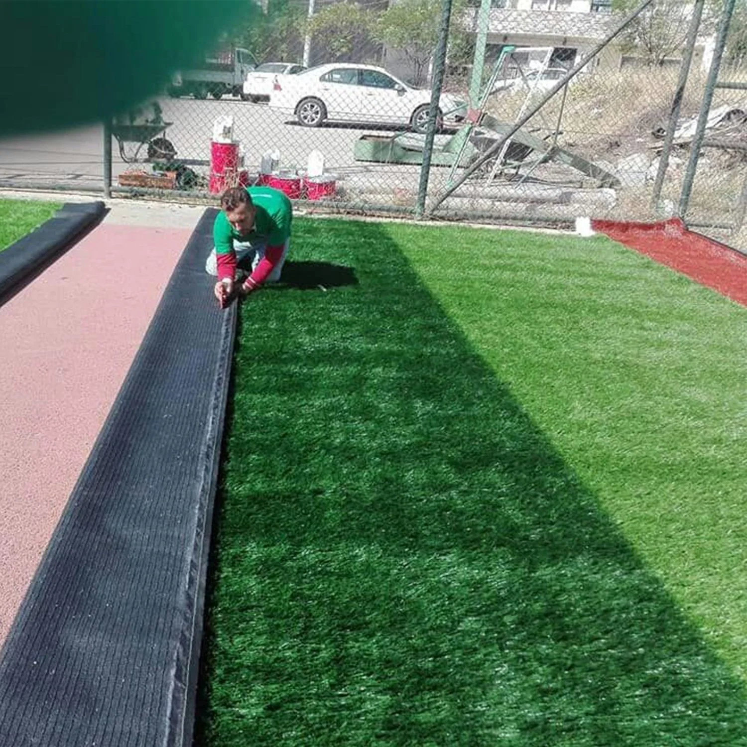 Home Decor Environmental Protection Rubber Professional Football Field Artificial Grass