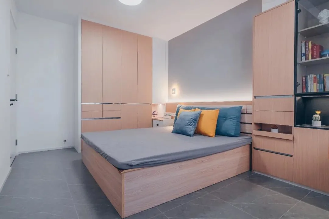 Moderne Luxus-Stil Schlafzimmer Möbel Holzbetten Schlafzimmer Set