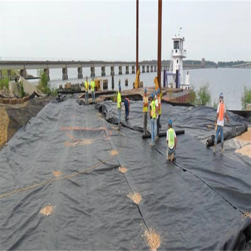 Smooth Textured Black Inno Paper Roll +Woven Geotextile Fish Pond HDPE Geomembrane Liner