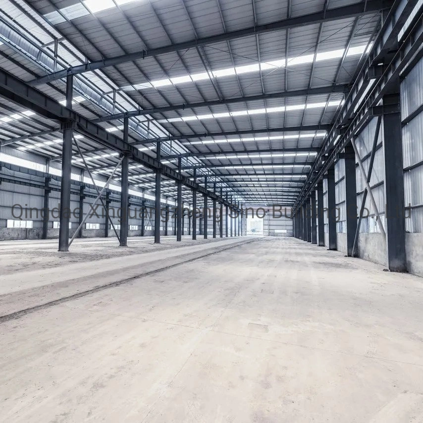 Large Span Painted Prefab Steel Structure Construction for Workshop and Warehouse