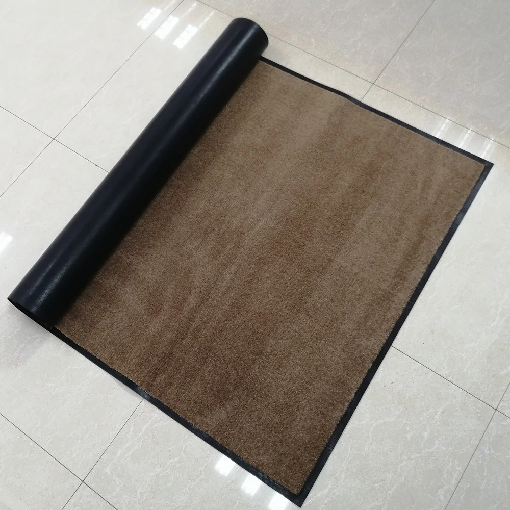 Door/Entrance/Entry Dust Control Rug Nonslip Washable Welcome Custom Logo Mat Rubber Back Nylon Carpet Mat