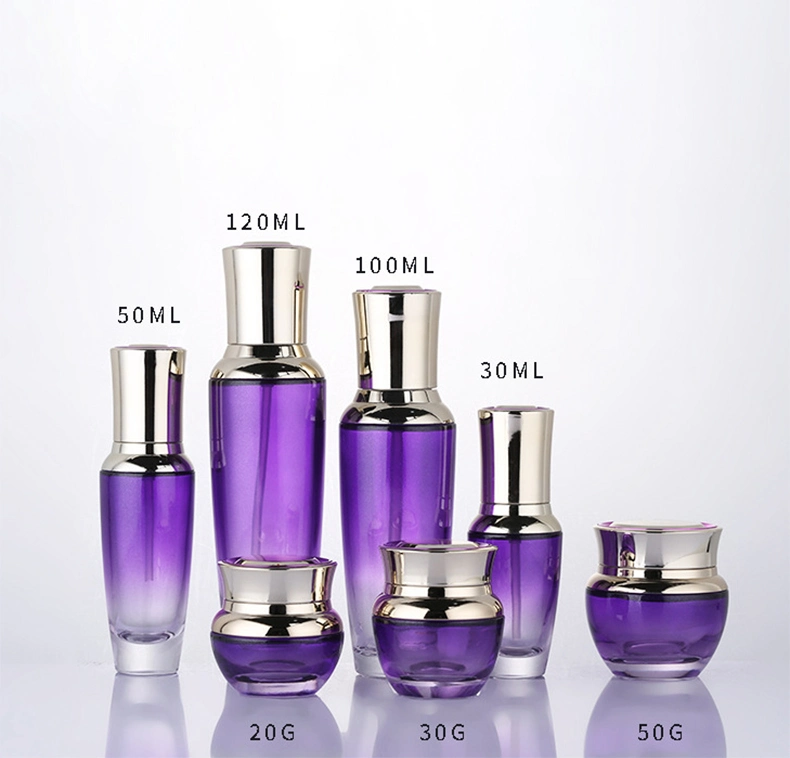 Luxury Aroma Empty Air Fragrance Fine Mist Glass Face Body Jar Spray Skincare Packaging Bottle Set