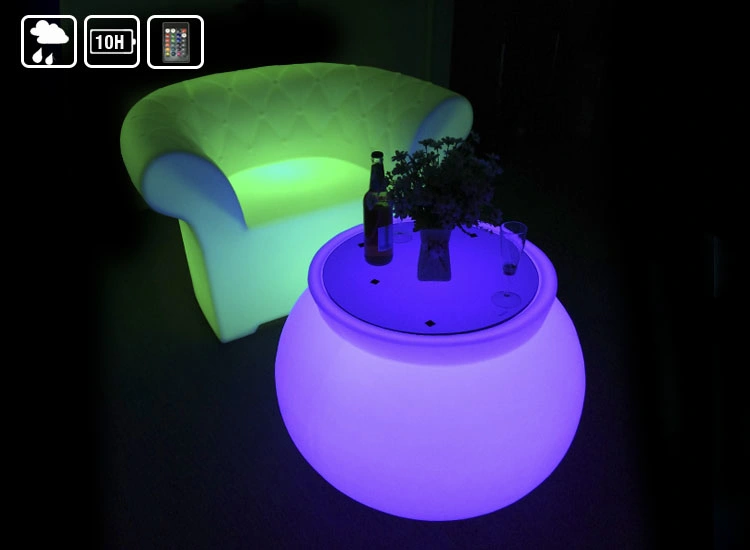 Multi-Color Light up Table and Chair Outdoor Furniture Signs LED