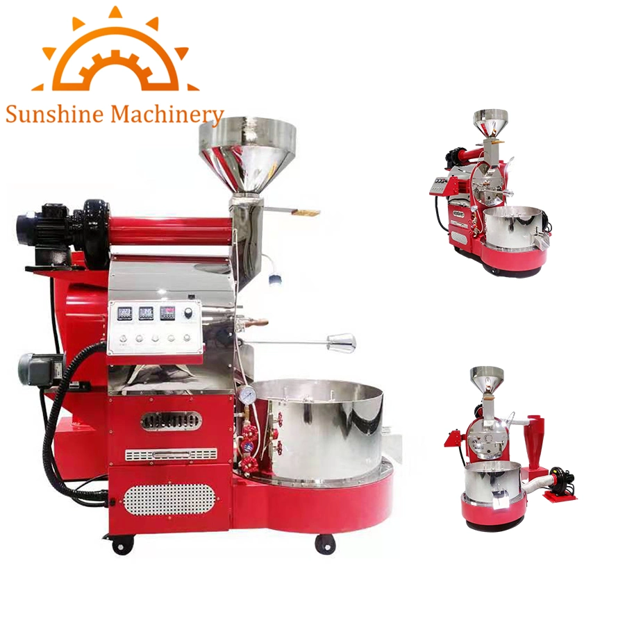 Food Grade Stainless Steel Automatic Coffee Roaster Machine