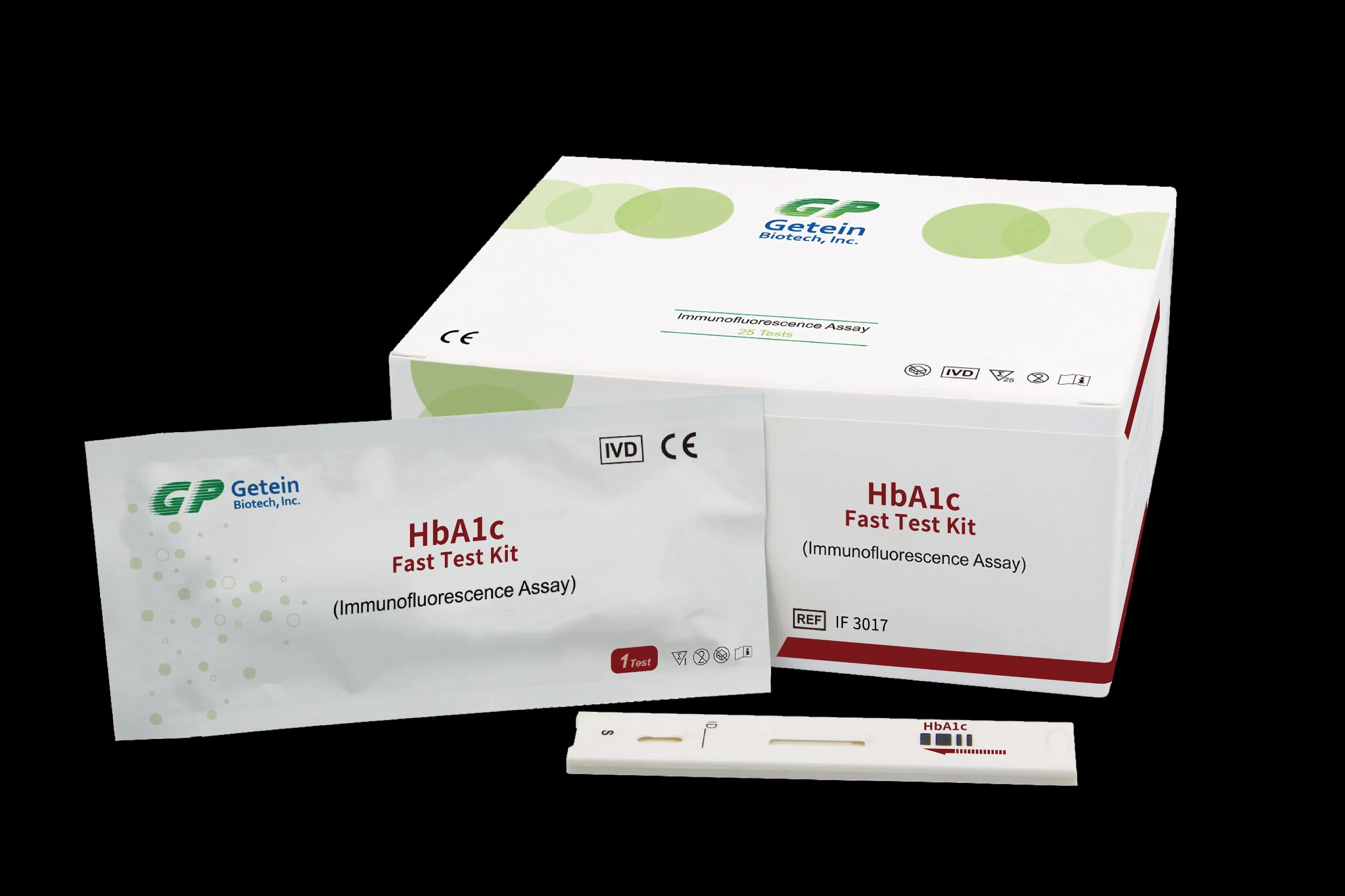 HbA1c Schnelltest-Kit für Getein Auto Blood Test Medical Ausrüstung